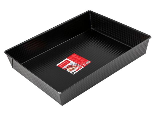 Blacha do pieczenia 36 x 25 x 6 cm czarna FLORINA