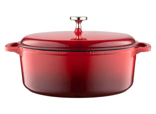 Brytfanna żeliwna emaliowana z pokrywką Hierro 34 x 29 x 11 cm 4,2 l Florina