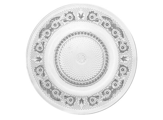 Talerz szklany ROZALIA 25,5 cm