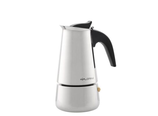 Kawiarka do espresso stal Lungo na 4 filiżanki indukcja