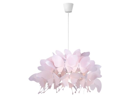 Lampa wisząca FARFALLA 1 x E27 różowa Light Prestige