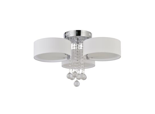 Lampa sufitowa Gambela 3 x E27 biała