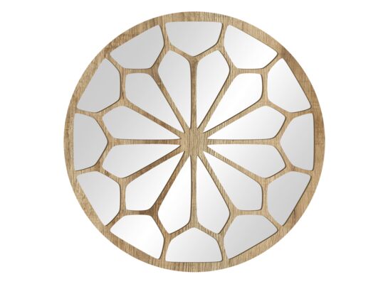 Lustro ORNAMENT ⌀50 cm MR002 Alice dąb