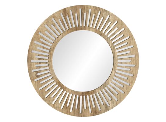 Lustro ORNAMENT ⌀50 cm MR003 Julie dąb