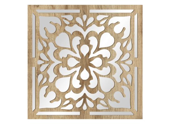 Lustro ORNAMENT 50 x 50 cm MR006 Rita dąb