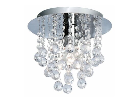 Plafon London crystal 60 W 1 x E27 chrom
