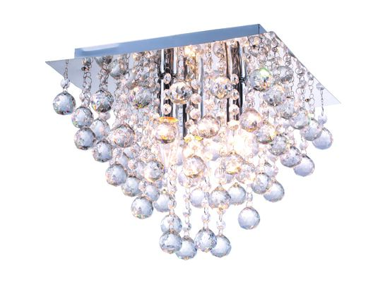 Plafon Lancaster crystal 40 W 3 x E14 chrom