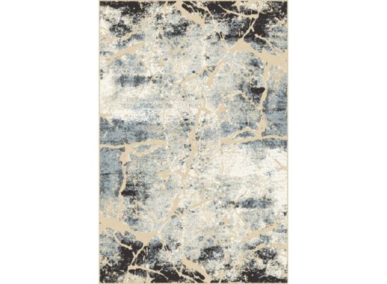 Dywan MERMER 80 x 150 cm biały