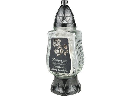 Znicz Gruszka mała L1420 sentencja ażurowy