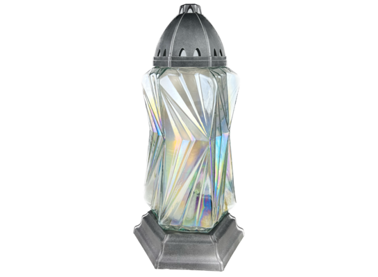 Znicz ZDM tęcza srebrny