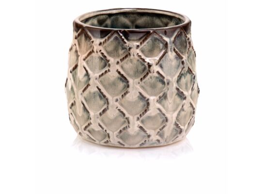 Osłonka ceramiczna brązowa 12 cm