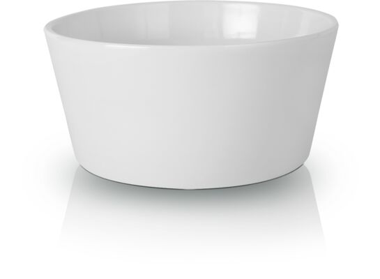 Osłonka ceramiczna misa 3 storczyki biała 28 cm