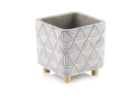 Osłonka kwadrat na nóżkach 13 cm