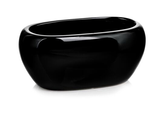 Osłonka ceramiczna rynna czarna 27 cm