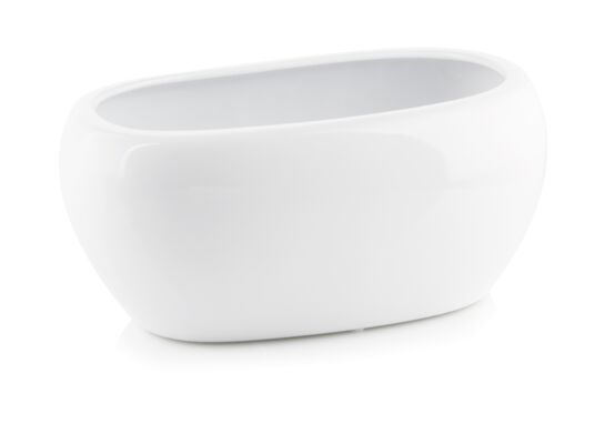 Osłonka ceramiczna rynna biała 27 cm