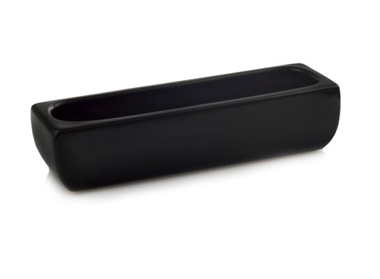 Osłonka ceramiczna rynna czarna 32 cm