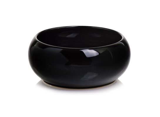 Osłonka ceramiczna misa czarna 24 cm