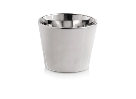 Osłonka ceramiczna srebrna 12 cm
