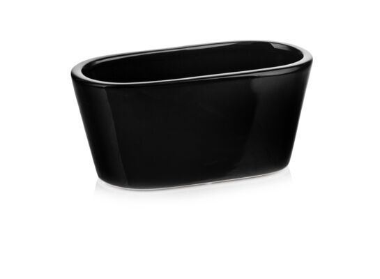 Osłonka ceramiczna rynna czarna 17 cm