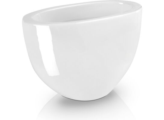 Osłonka ceramiczna owal biała 23 cm