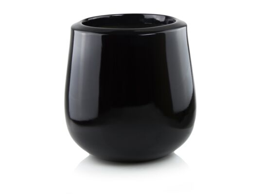 Donica z włókna szklanego tulip 34 cm czarna