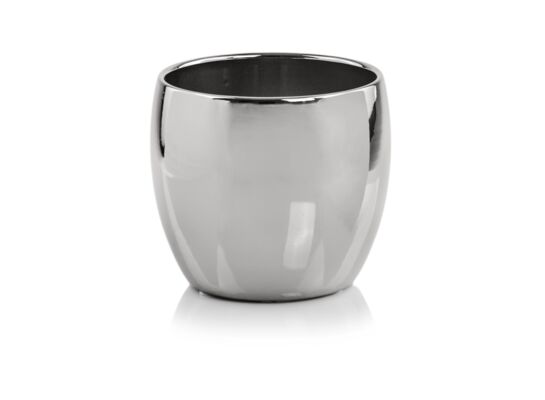 Osłonka ceramiczna kula srebrna 17 cm