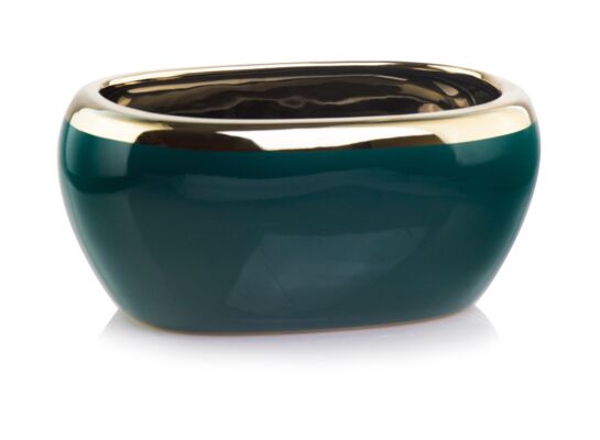 Osłonka ceramiczna rynna gold & green 27 cm