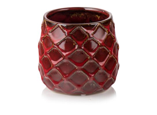 Osłonka ceramiczna czerwona 12 cm