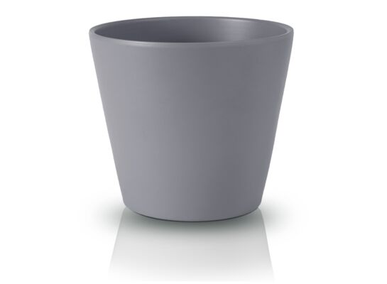 Osłonka ceramiczna szara matowa 15 cm
