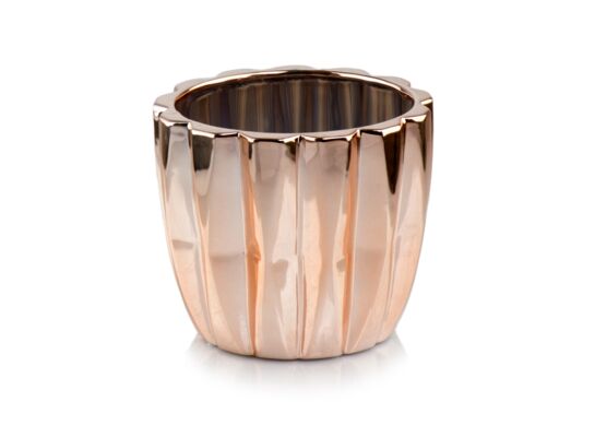 Osłonka ceramiczna różowe-złoto 13 cm