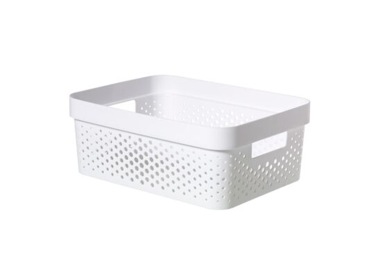 Pojemnik ażurowy Infinity Recycled Biały 11L