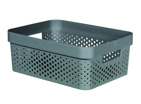 Pojemnik ażurowy Infinity Recycled Ciemny szary 11L