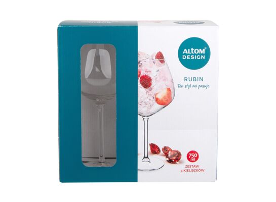 Kieliszek Rubin XXL 750 ml 4 szt.