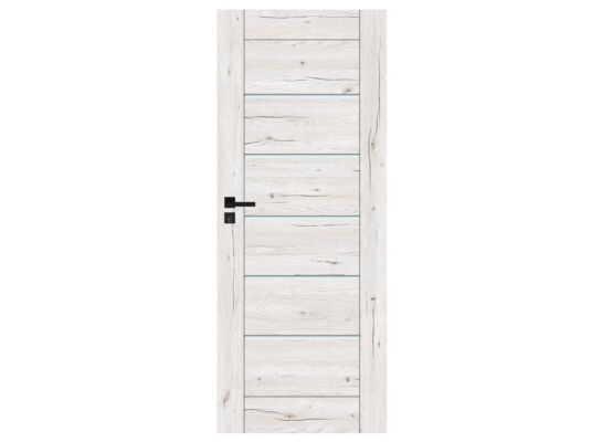 Drzwi pokojowe CHICAGO silver 80 prawe