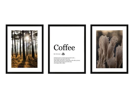 Zestaw obrazów 030, 3 x 30 x 40 cm