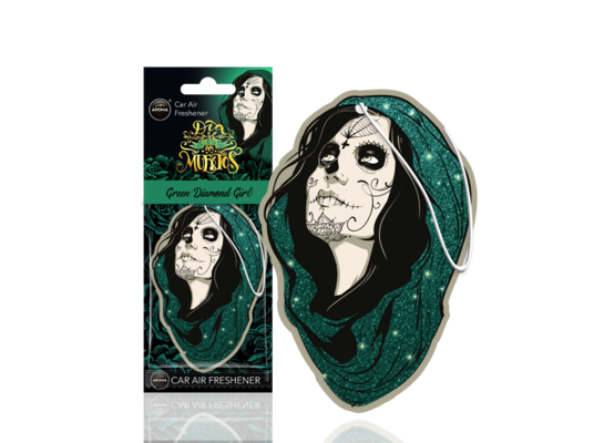 Zapach Dia de los Muertos Green Diamond Girl