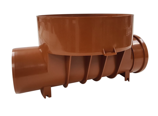 Kineta przelotowa Ø315/160 mm dł. 53 cm przelot