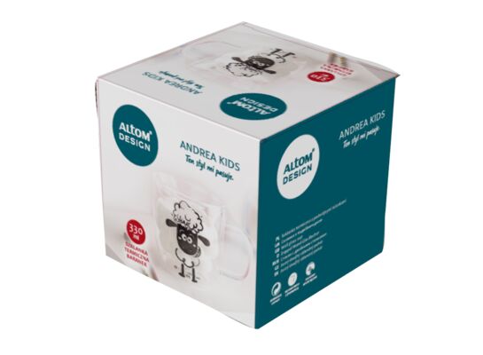 Kubek termiczny andrea kids 330 ml baranek
