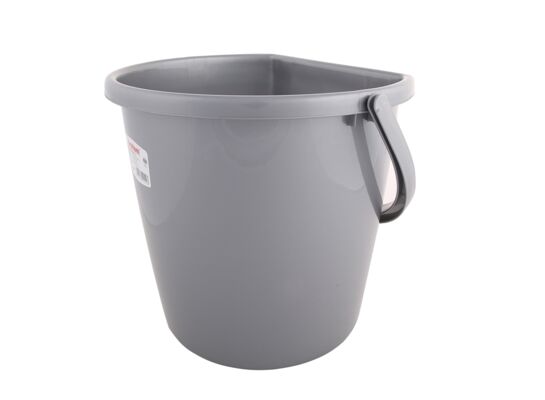 Wiadro przyścienne 11 l srebrne