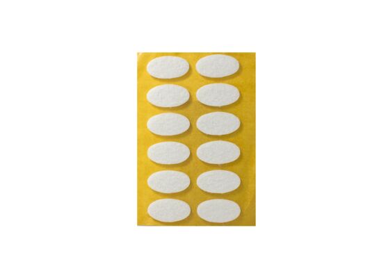 Podkładka filcowa samoprzylepna biała 15 x 30 12 sztuk ANDPOL