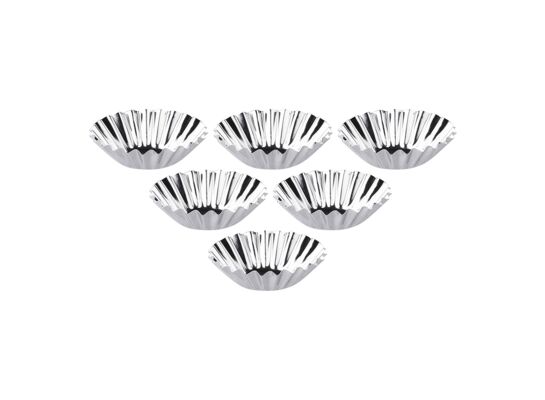 Komplet foremek karbowanych śr. 70 mm 10 sztuk