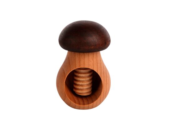 Dziadek do orzechów grzybek drewniany