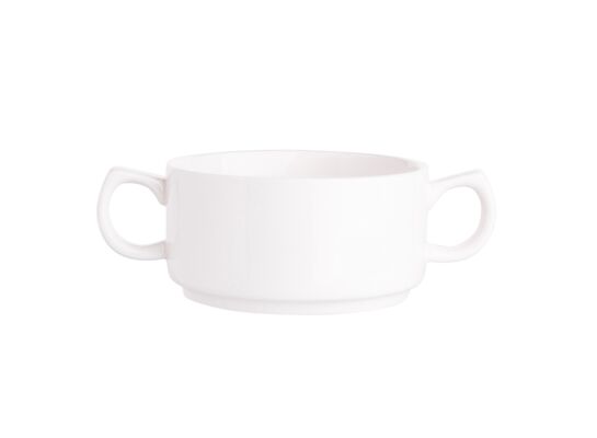 Bulionówka z uszami Regular 280 ml porcelana kremowa