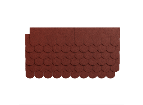 Gont bitumiczny ETA karpiówka 800 czerwony 3 m² Nexler