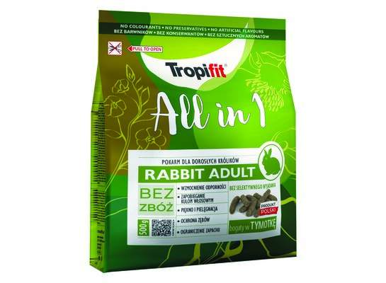 Pokarm dla dorosłych królików TROPIFIT ALL IN 1 500 g