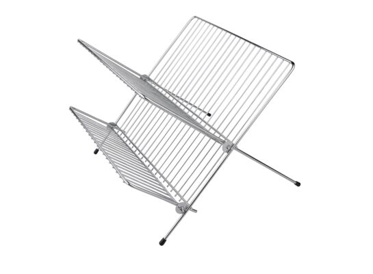 Suszarka do naczyń skladana 37 x 31 x 23 cm srebrny