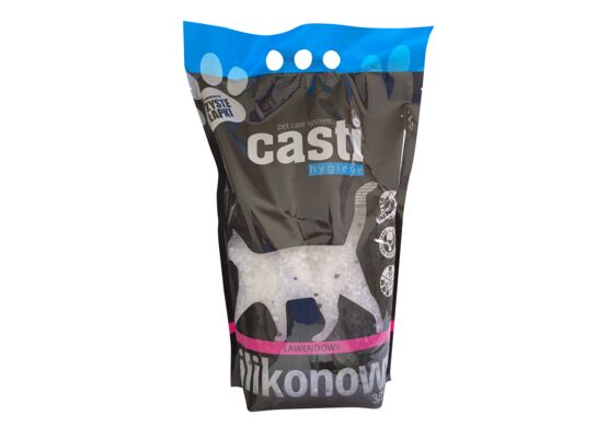 Żwirek silikonowy lawendowy 3,8 l CASTI