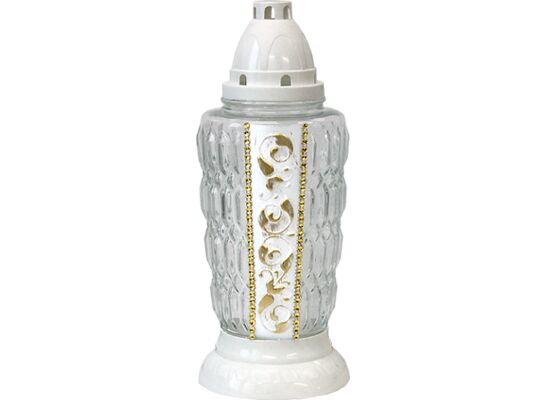 Znicz Z-46/B 28,5 cm biały