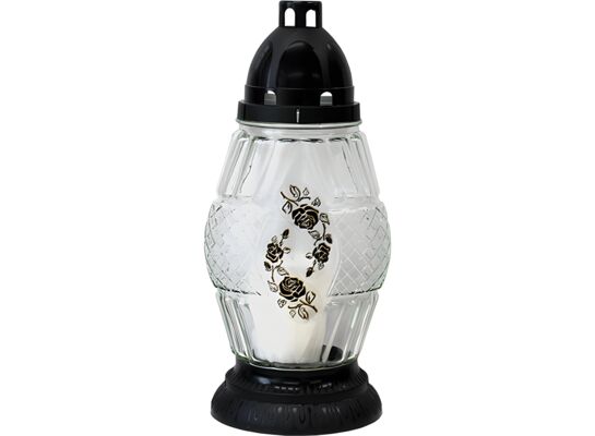 Znicz Z-52/C 34 cm czarny