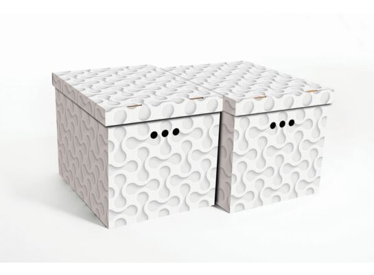 Pudło FALA biała XL 2 sztuki